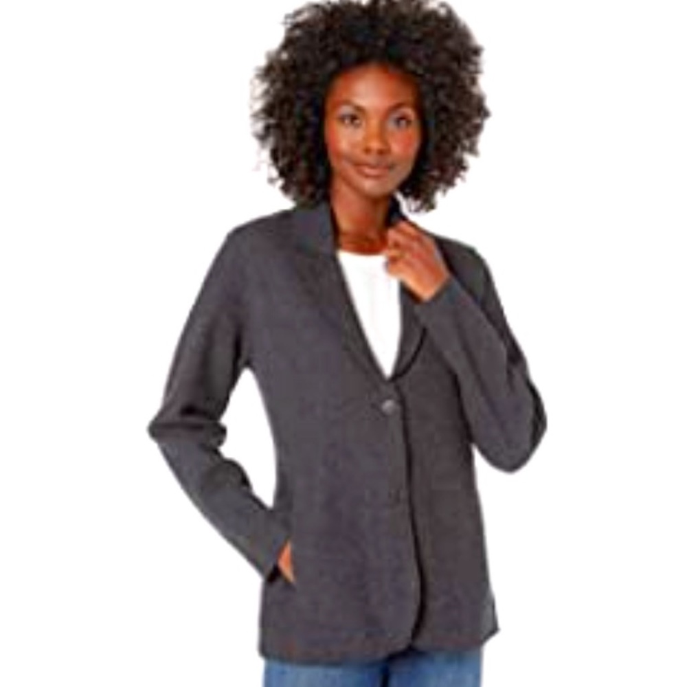 New EILEEN FISHER Notch Collar Jacket Blazer NWT